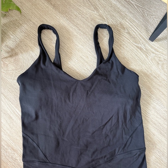 Lululemon Align Bodysuit 25” Black Size 4 One Piece Leggings Bodysuit - Picture 4 of 6